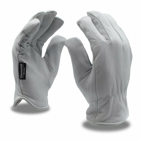 CORDOVA Driver, Goatskin, Premium, Grain, Lined Thinsulate Gloves, XL, 12PK 8550XL